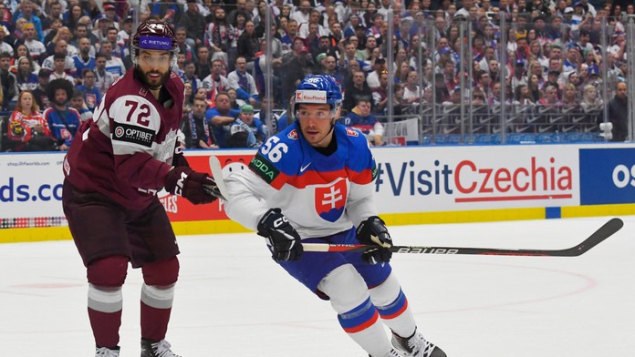 Marko Daňo počas zápasu proti Lotyšsku