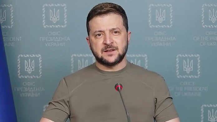 Ukrajinský prezident Volodymyr Zelenskyj.