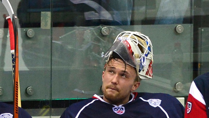 Brankár Slovana Jaroslav Janus.