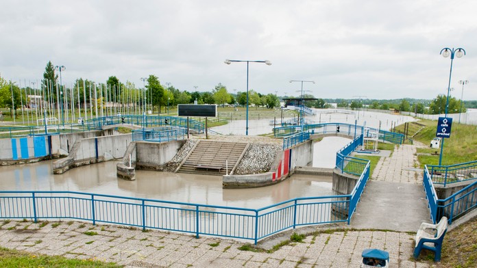 Areál vodných športov v Čunove.