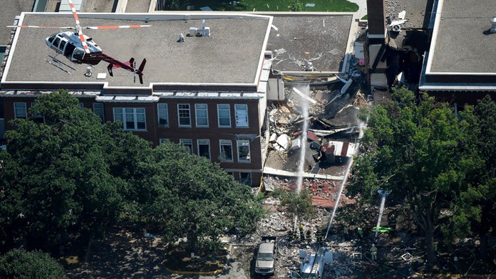 V budove cirkevnej školy v meste Minneapolis došlo k výbuchu zemného plynu.