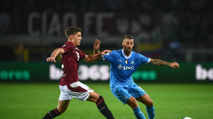 Momentka zo zápasu Neapola