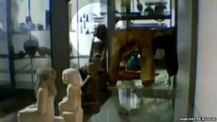 Pohybujúca sa socha v múzeu v Manchesteri