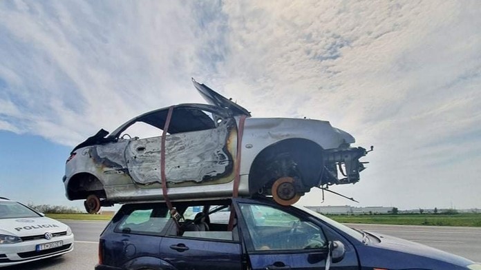 Takéto auto zastavili policajti pri Trnave