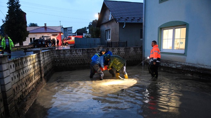 Potopa v Bystranoch po daždi
