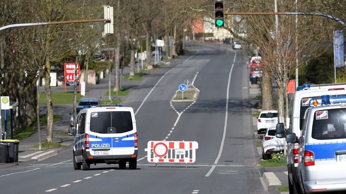 Evakuácia v Paderborne.