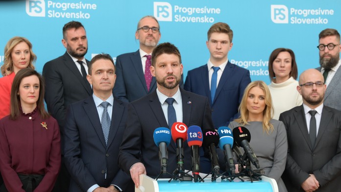 Predstavenie kandidátky Progresívneho Slovenska do volieb do Európskeho parlamentu