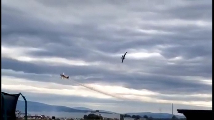 Záber tesne pred tragédiou.