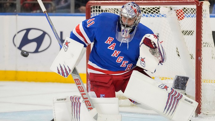 Slovenský brankár NY Rangers Jaroslav Halák.