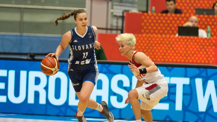 Na snímke vľavo Barbora Bálintová (Slovensko) a vpravo Isil Albenová (Turecko)