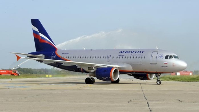 Ruská letecká spoločnosť Aeroflot.