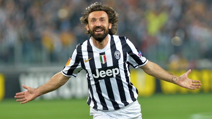 Hráč Juventusu Turín Andrea Pirlo.