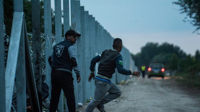 Migranti v Maďarsku.
