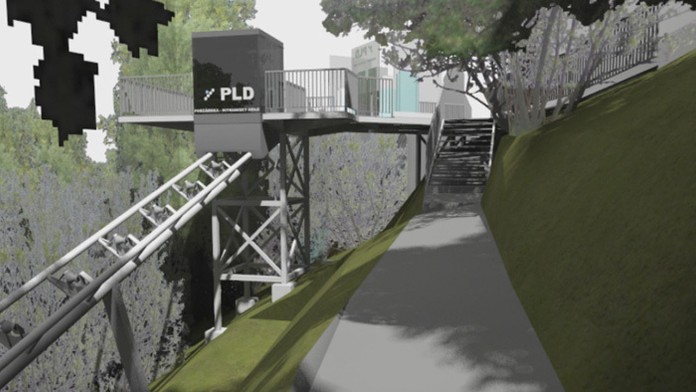 Takto by mal vyzerať výťah, ktorý vás vyvezie na Nitriansky hrad.