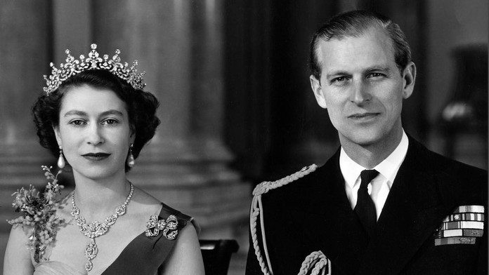 Kráľovná Alžbeta II. a princ Philip v roku 1954.