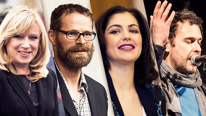 Štyria z 83 signatárov, ktorí podpísali výzvu za zrušenie Mečiarových amnestií.