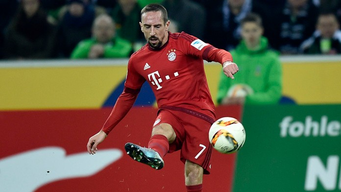 Hráč Bayernu Mníchov Franck Ribéry.