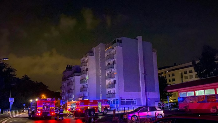 Bytový dom, v ktorom unikal plyn v bratislavskom Ružinove.