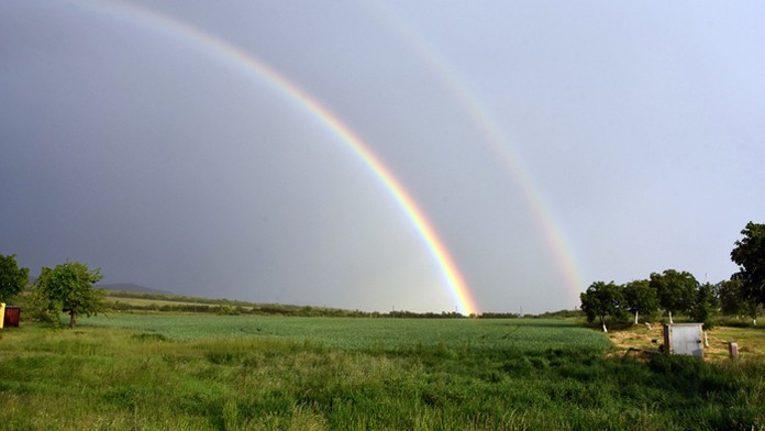 Dvojnásobná po búrke v obci Čerhov pri Trebišove.