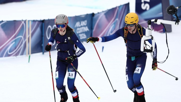 V miešanej štafete skialpinistov triumfovali Francúzi. Slovenská dvojica sa na popredné priečky nedostala