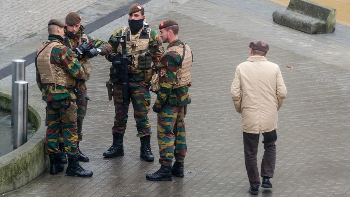 Belgickí policajti.