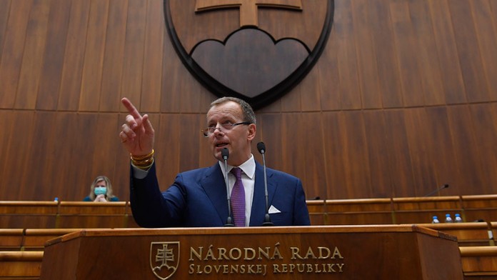 Predseda Národnej rady Slovenskej republiky Boris Kollár.