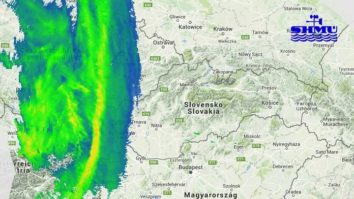 Oblačnosť, ktorá sa valí na Slovensko