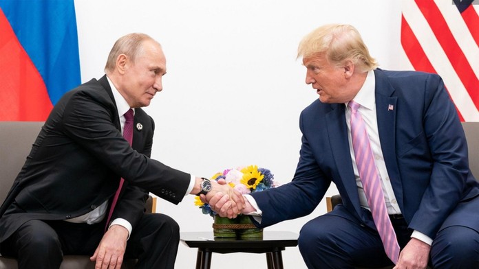 Donald Trump a Vladimir Putin v roku 2019.