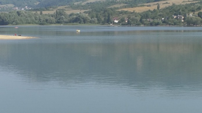 Priehrada v Nitrianskom Rudne.