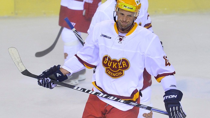  Richard Lintner na archívnej snímke zo septembra 2014, keď ešte hrával za Duklu.