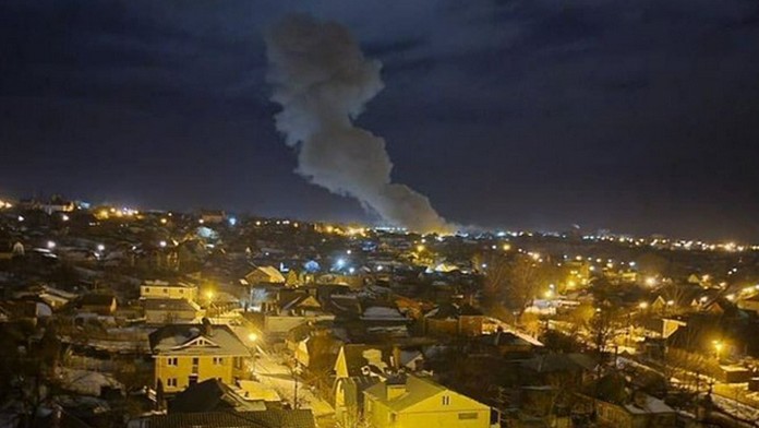 Výbuchy v meste Sumy.