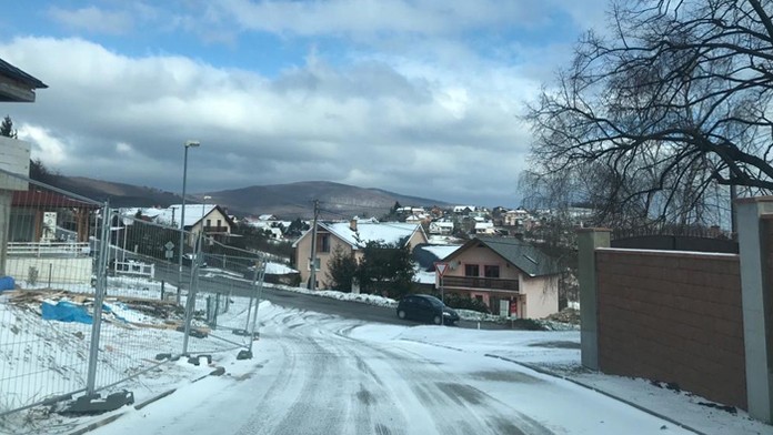 Na východe nasnežilo.