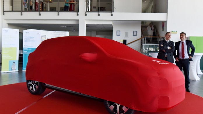 Na snímke nový model automobilu Citroën C3