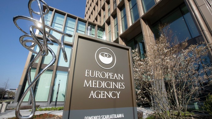 Na snímke budova Európskej agentúry pre lieky (EMA) v Amsterdame.