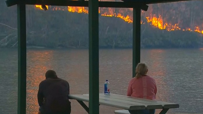 Požiar v Austrálii.