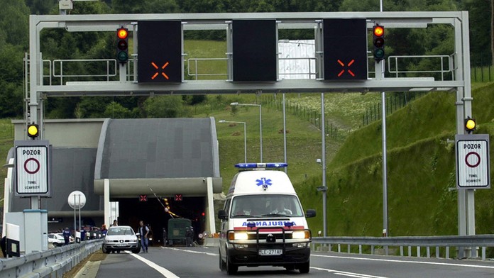 Pohľad na tunel Branisko na archívnej snímke.