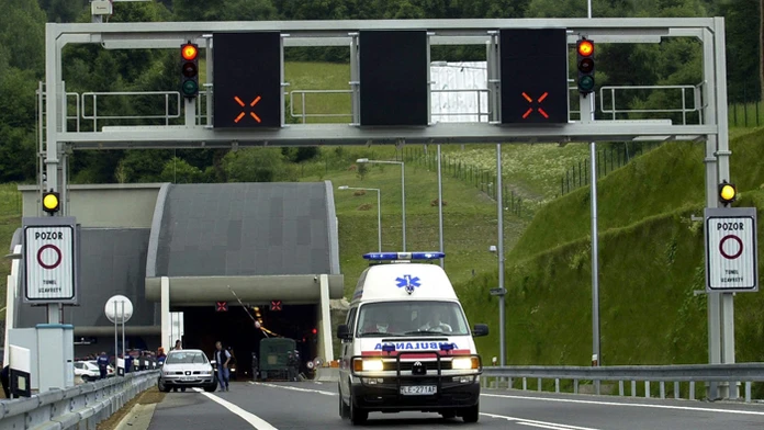 Pohľad na tunel Branisko na archívnej snímke.