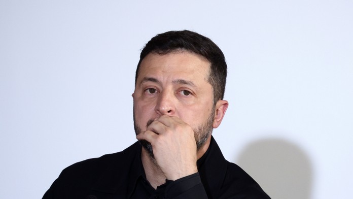 Na snímke ukrajinský prezident Volodymyr Zelenskyj.