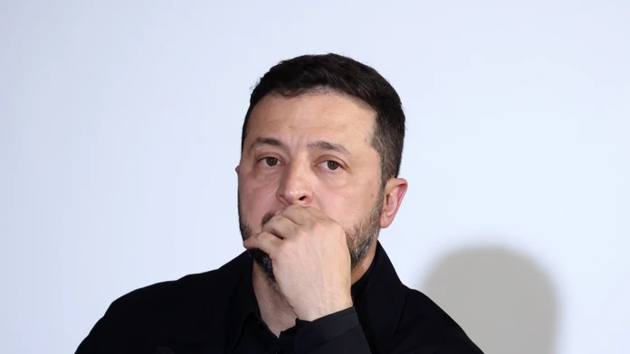 Na snímke ukrajinský prezident Volodymyr Zelenskyj.