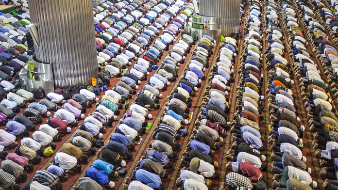 Spoločné modlenie v mešite