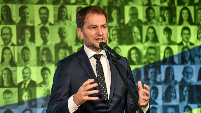 Igor Matovič na sneme OĽANO.