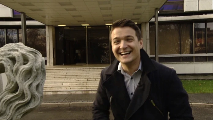 Reportér Viktor Vincze.