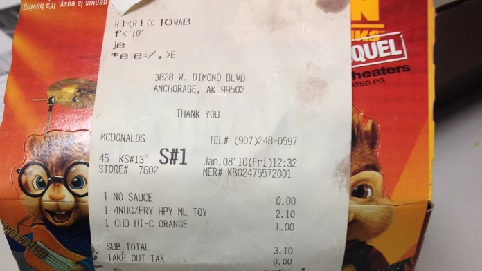 Šesťročný Happy Meal