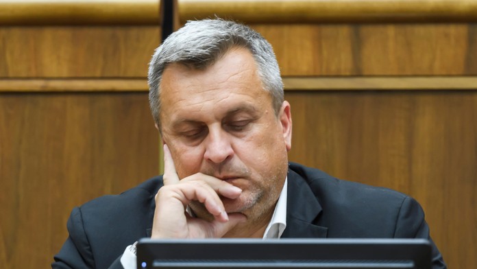 Na snímke predseda SNS Andrej Danko 
