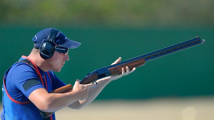 Slovenský reprezentant v športovej streľbe Erik Varga.
