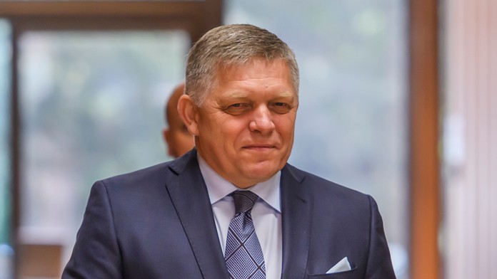 Na snímke predseda vlády SR Robert Fico 