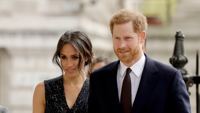 Princ Harry a Meghan Markle. 