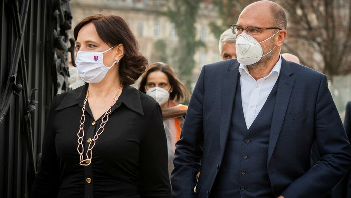 Veronika Remišová a Richard Sulík na archívnej snímke.