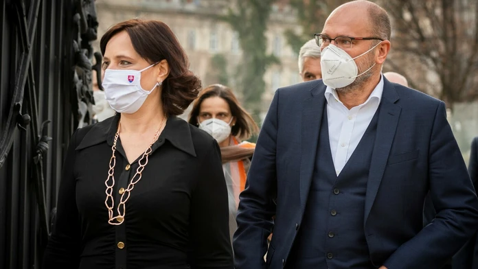 Veronika Remišová a Richard Sulík na archívnej snímke.