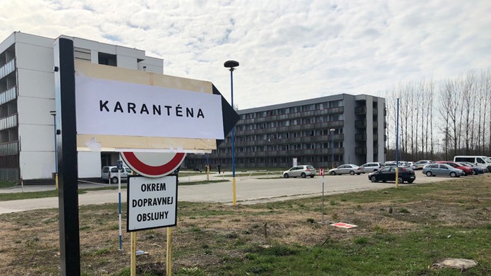 Karanténa v Gabčíkove.
